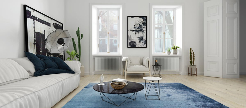 Radiátor článkový Isan Atol C3 750, 26 článků, 1950 W, uchycení na zeď , připojení VR, bílá