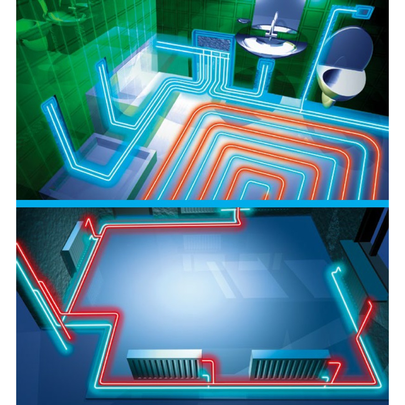 Trubka vícevrstvá Wavin K-press PE-XC/AL/PE-HD 50 x 4,5 mm (tyč 5 m)