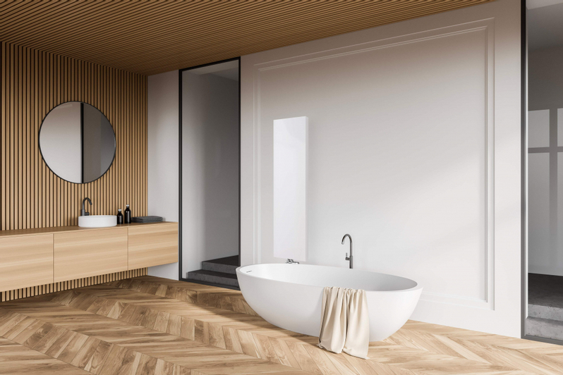 Těleso koupelnové PMH Pegasus 608 x 1700 mm, 712 W, klasické i středové připojení, Černá pololesklá RAL 9017