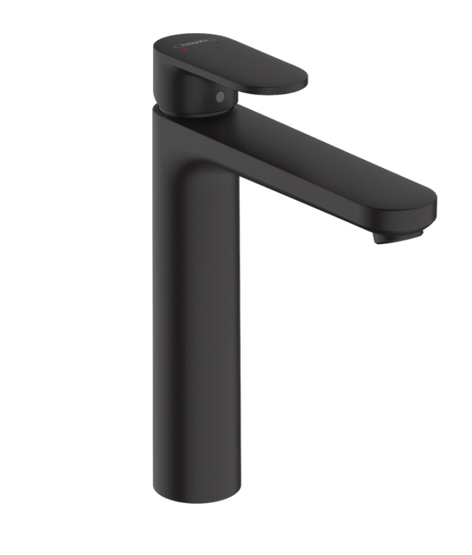 Páková umyvadlová baterie Hansgrohe Vernis Blend 190 bez odtokové soupravy, černá matná