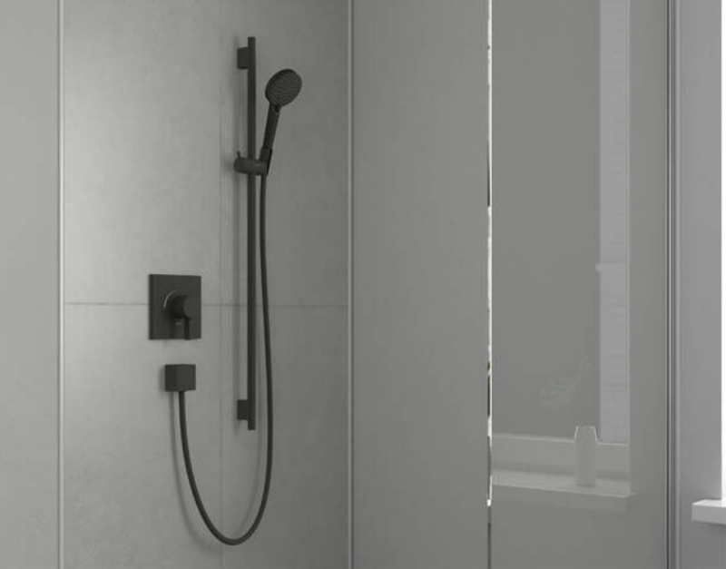Ruční sprcha Hansgrohe Vernis Blend 100 Vario EcoSmart, černá matná