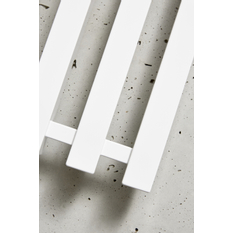 Těleso koupelnové PMH Pluto 245 x 1500 mm, 433 W, klasické připojení, Černá matná RAL 9005