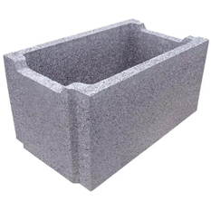 Ztracené bednění Ferobet, 50 x 10 x 25 cm, přírodní