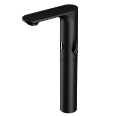 Stojánková vysoká umyvadlová směšovací baterie s elektronikou ALS, černá, 6 V SLU 60VB