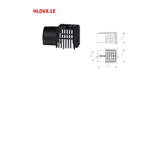 Záchytný koš pro atikové odtoky série HL68 HL Hutterer & Lechner