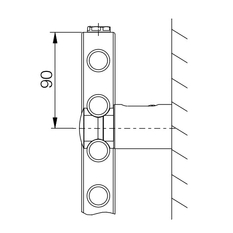 Těleso koupelnové trubkové Koralux Linear Classic KLC 1500/500, výkon 638 W, klasické připojení, barva black matt