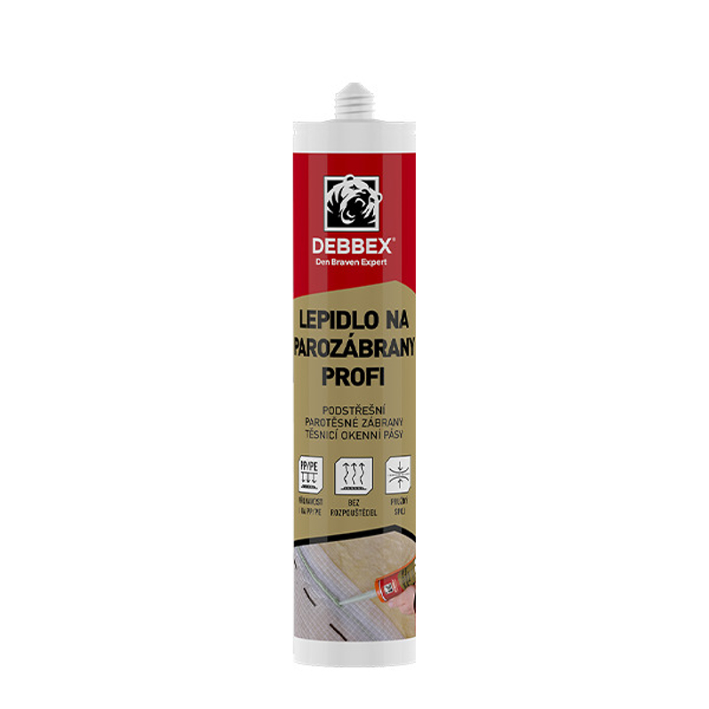 Lepidlo na paroza?brany Den Braven PROFI kartuše 310 ml, zelená