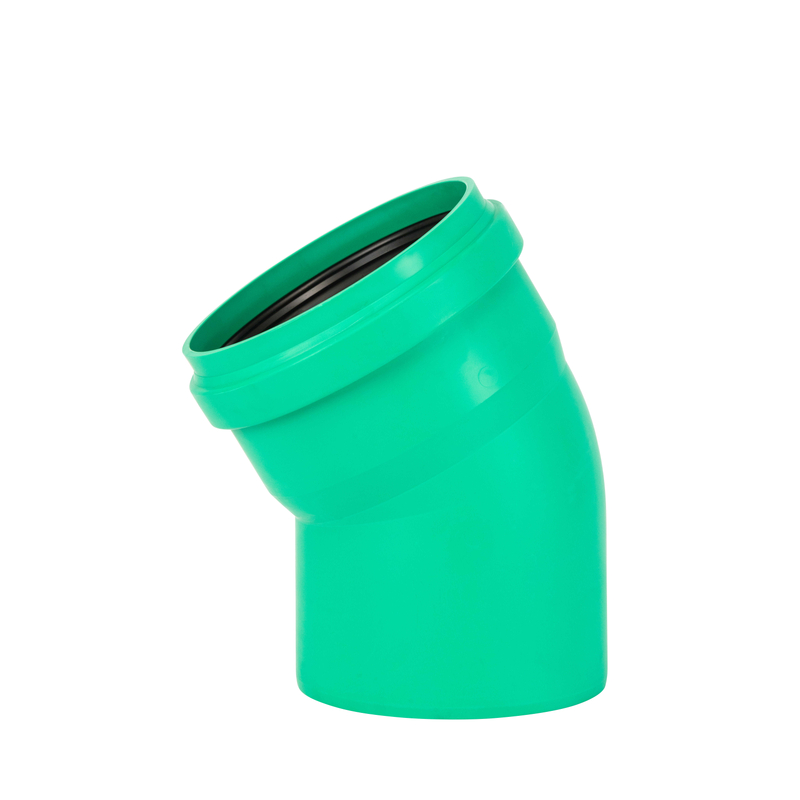 Koleno kanalizační Osma KG 2000 Polypropylen PPKGB 30°, DN 250, zelená