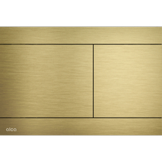 Ovládací tlačítko Alcadrain (Alcaplast) pro předstěnové instalační systémy, GOLD-kartáčovaný mat FUN-G-B