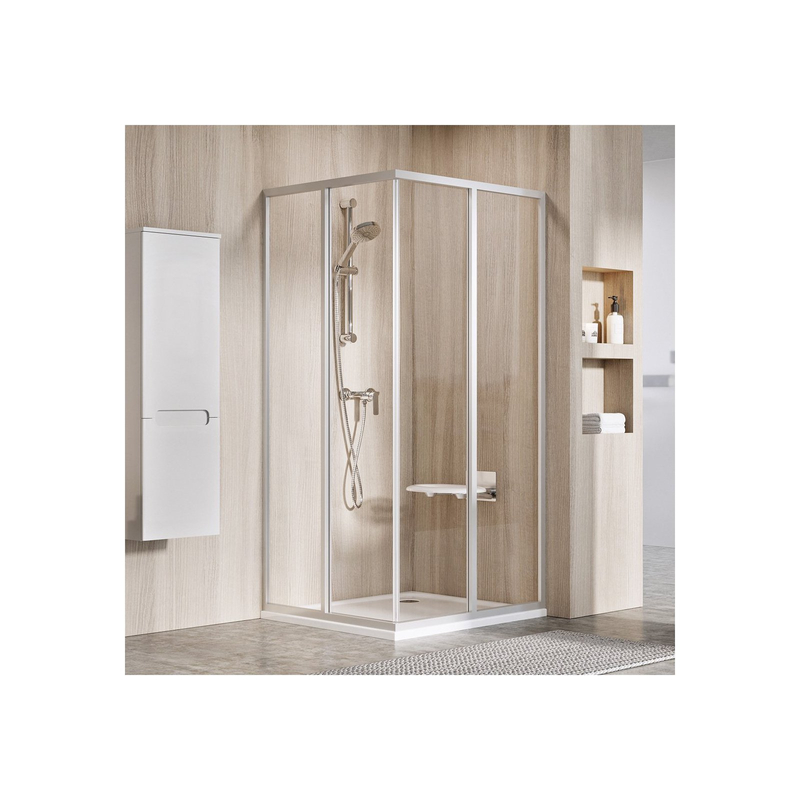 Sprchový kout Ravak SRV2 90 195, satin+transparent
