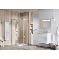 Sprchový kout Ravak SRV2 90 195, satin+transparent