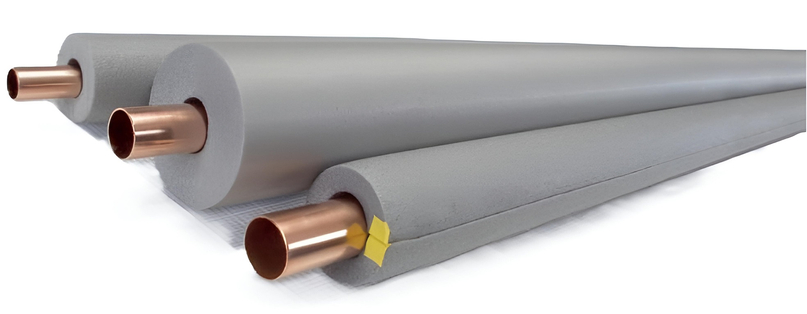 Izolace Plano PE Tube 22 x 6 mm, délka 2 m, šedá
