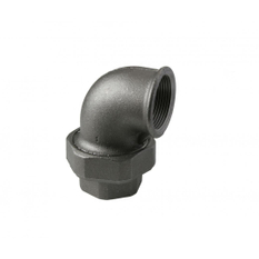 Šroubení úhlové kónické černé Atusa Nr. 96 FF 1/2˝ vnitřní/vnitřní závit