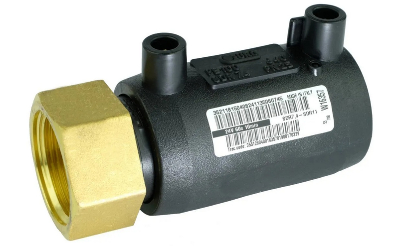 Elektropřechodka PE / mosaz Eurostandard PE 100/ PE 100 RC, d 40 x 5/4˝ vnitřní závit, SDR 7,4, PN 25