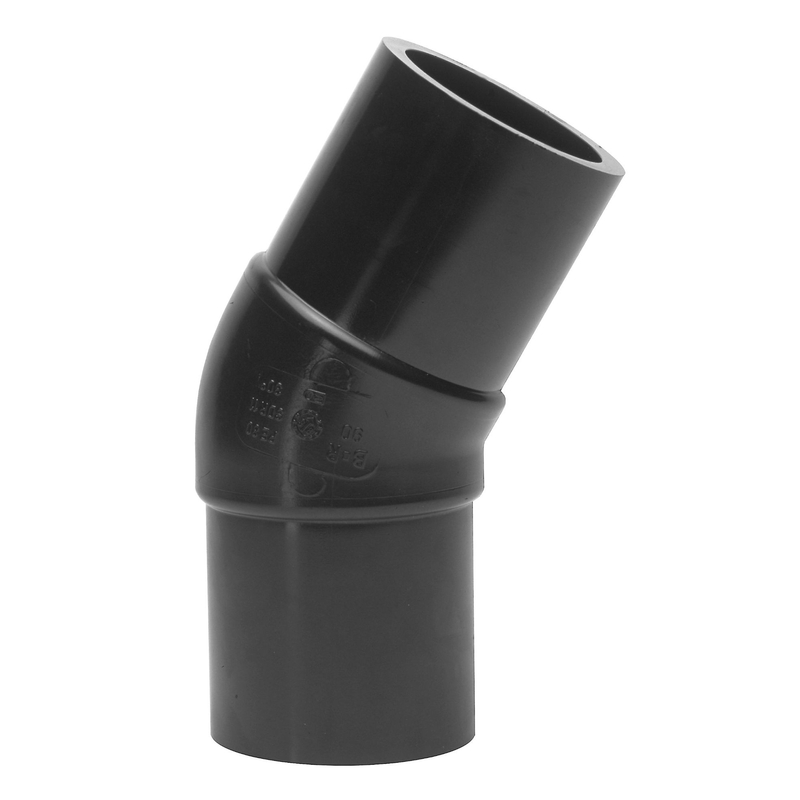 Koleno 30° Eurostandard PE 100/ PE 100 RC na tupo, d90 mm, SDR 11, PN 16