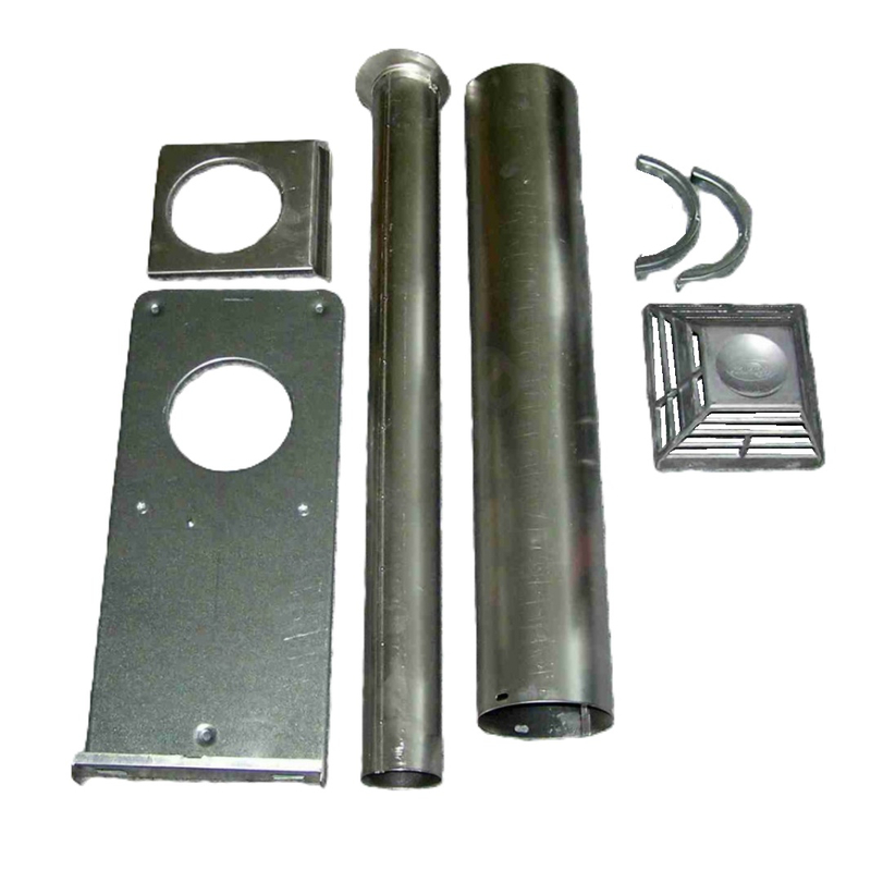 Samostatný výdech přes zeď Karma, délka 60 cm, pro plynová krbová kamna