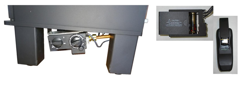 Volně stojící plynová krbová kamna Karma Grace ZP, s výkonem 7,3 kW, odtah spalin vyveden do komína, s elektronickým systémem, černý plech