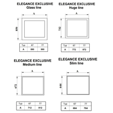 Vestavný plynový krb Karma Elegance Exclusive 67 ZP, s výkonem 8,9 kW, bez krycího rámečku, grey metallic