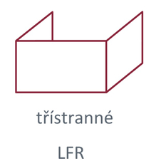 Krb plynový prosklený Karma Noblesse 50 LFR (prosklený ze 3 stran), o výkonu 2,6 - 9,6 kw, černý vnitřní panel
