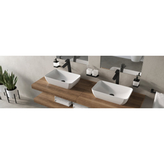 Umyvadlová stojánková baterie Ravak 10° Free TD F 015.20BL 334 mm bez výpusti, černá