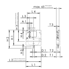 Hygiene Flush Box PRO s průtokovým čidlem Kemper KHS, s jedním přívodem, DN 15