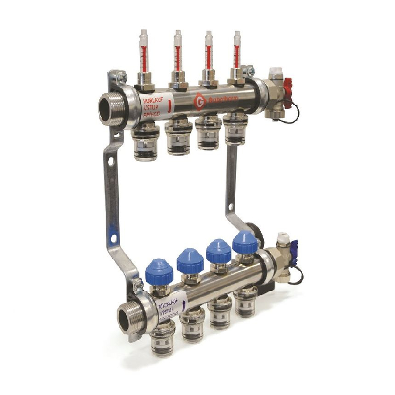 Rozdělovač Gabotherm GTF-VSS 4 1˝ PUSH Fit nerez