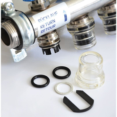 Rozdělovač Gabotherm GTF-VSS 4 1˝ PUSH Fit nerez