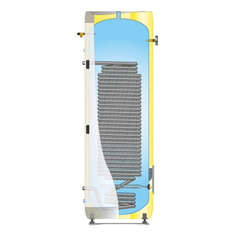 Bojler nerezový OSO DGC 300 – 2,8 kW / 1 x 230 V + výměník 3,1 m2