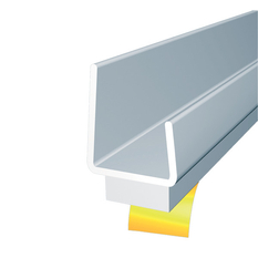Lemovací profil s dilatační páskou Den Braven šířka 12,5 mm, délka 2,5 m, PVC, bílá