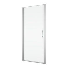 Jednokřídlé dveře Ronal Divera 900 x 2000 mm, aluchrom/sklo čiré