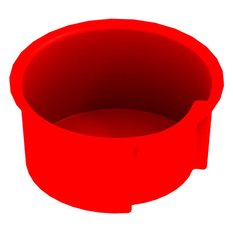 Uzavírací víčko Kermi x-well DN75 pro kruhové potrubí