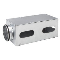 Rozdělovač/Sběrač Kermi x-well DN125 pro ploché potrubí 132 x 52 mm