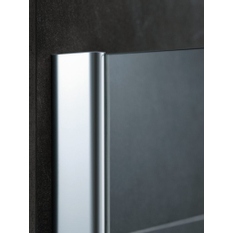 Sprchová zástěna Walk-in Kermi XC WIO 50 x 200cm, profil stříbrný vysoký lesk, čiré sklo s povrchovou úpravou KermiClean