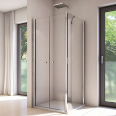 Boční stěna Ronal Solino v 90° 1000 x 2000 mm, aluchrom/sklo Screen