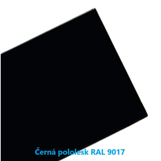 Těleso koupelnové PMH Rosendal 420 x 1500 mm, 376 W, klasické připojení, Černá pololesklá RAL 9017
