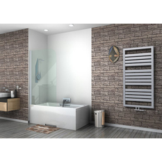 Těleso koupelnové trubkové Isan Mapia Light Plus 1200 x 600 mm, 655 W, univerzální připojení, sněhově bílá RAL 9016