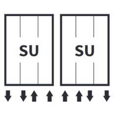 Těleso koupelnové trubkové Isan Mapia Light Plus 1200 x 600 mm, 655 W, univerzální připojení, sněhově bílá RAL 9016