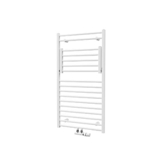 Těleso koupelnové trubkové Isan Flexi 1135 x 30 mm, 492 W, klasické připojení, sněhově bílá RAL 9016