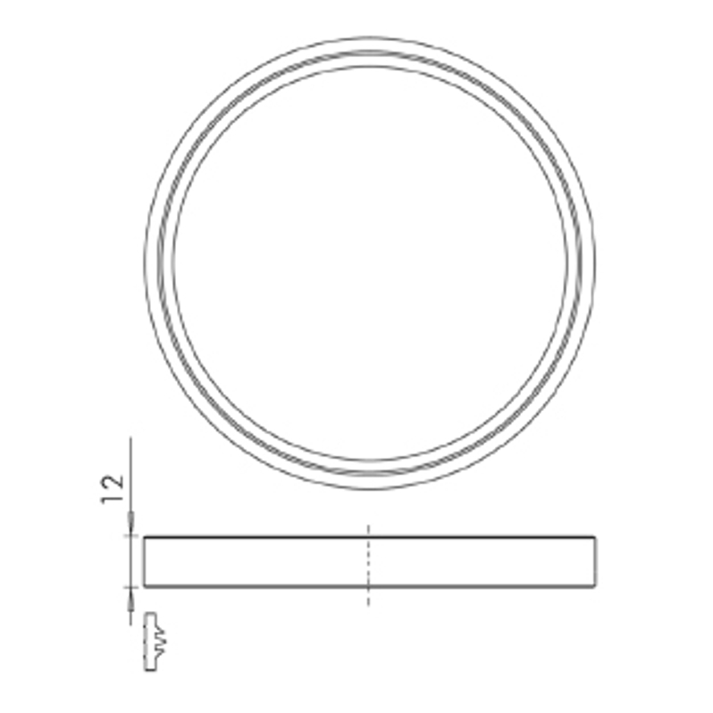 Těsnění Almeva EPDM / 160
