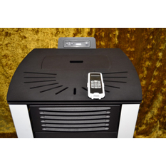 Krbová kamna na pelety Centrometal Centropelet ZR 12 kW, šedá