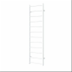 Těleso koupelnové trubkové Isan Aura 1140 x 300 mm, 284 W, elektrické se základní topnou tyčí Z, sněhově bílá RAL 9016