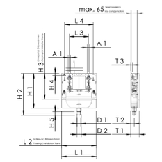 Hygiene Flush Box PRO s průtokovým čidlem Kemper KHS, s dvěma přívody, DN 15