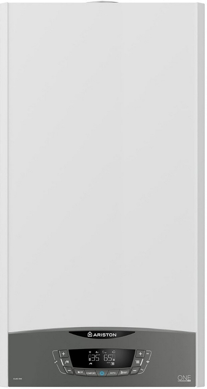 Kotel plynový kondenzační závěsný Ariston Clas One Wifi 24, topení 21,5 kW a průtokový ohřev TV 24,9 kW, SVT 22168