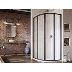 Sprchový kout Ravak SKCP4 90x90, 195 černá+transparent