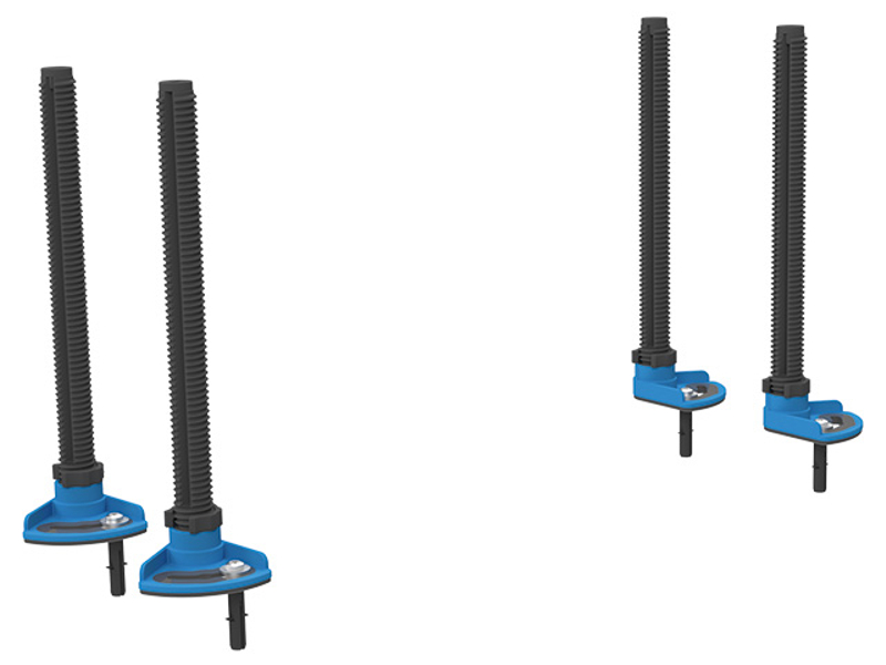 Sada výškově stavitelných nožiček k sérii HL53, 4 ks v balení HL Hutterer & Lechner