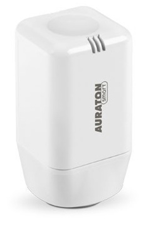Sestava chytrého bezdrátového termostatu s hlavicí Auraton Radiator Set, bílá