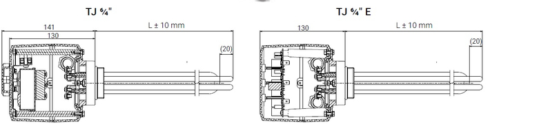 Zdroj bivalentní DZD TJ 2˝ EHP 9,0 kW
