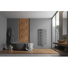 Těleso koupelnové PMH Sorano Frame 500 x 1630 mm, 420 W, středové i klasické připojení, Černá pololesklá RAL 9017