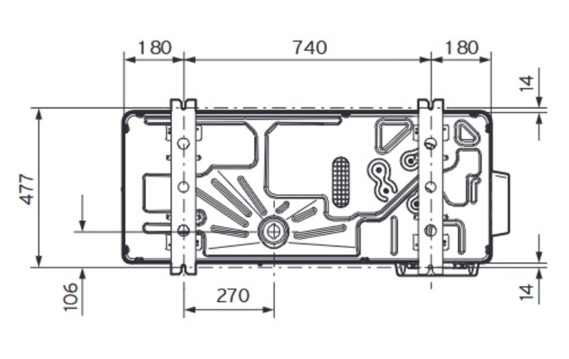 Čerpadlo tepelné Vaillant aroTHERM split VWL 105/5 AS 400V venkovní jednotka vzduch/voda