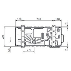Čerpadlo tepelné Vaillant aroTHERM split VWL 105/5 AS 400V venkovní jednotka vzduch/voda